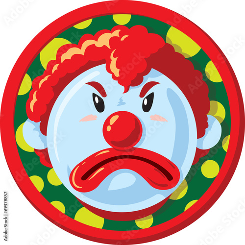 unhappy clown Icon