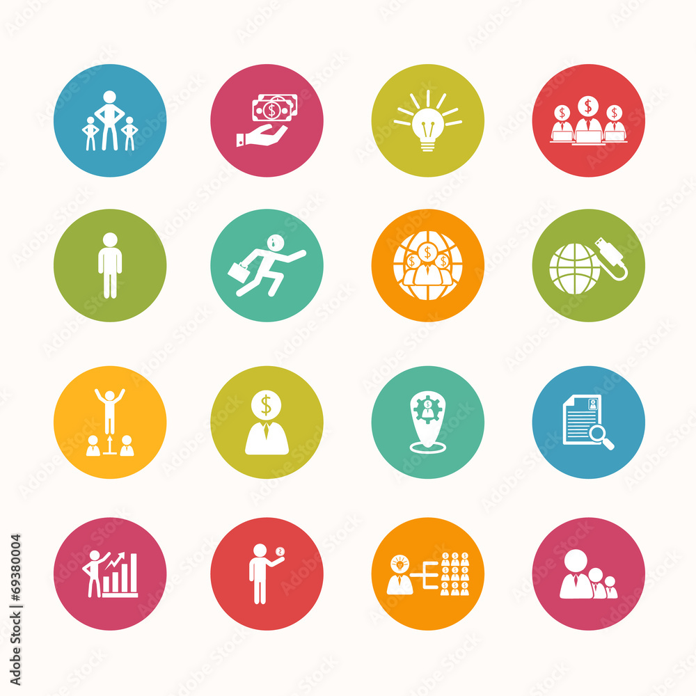 finance icons set Circle Series - eps.10 finance icons set Circle Series - eps.10