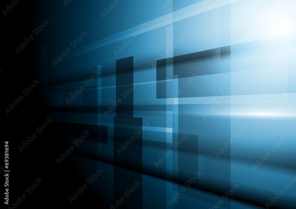 Obraz premium Shiny motion tech vector background