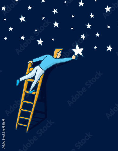 Reaching the stars with a ladder