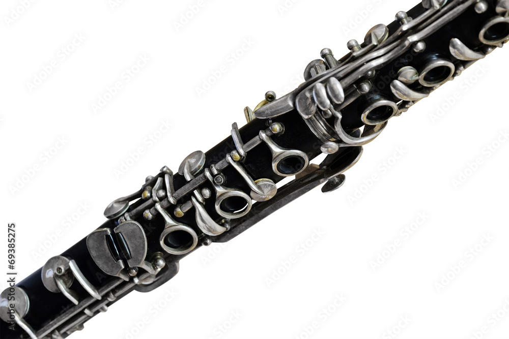 Obraz premium clarinet isolated