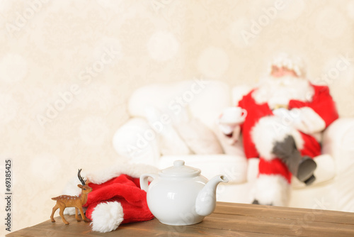 Wallpaper Mural Cup Of Tea For Santa Torontodigital.ca