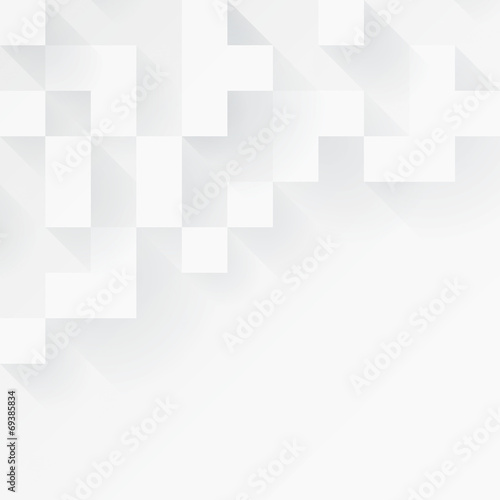 White geometry vector background.