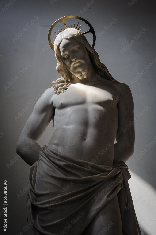Sculpture of Jesus Christ - obrazy, fototapety, plakaty 