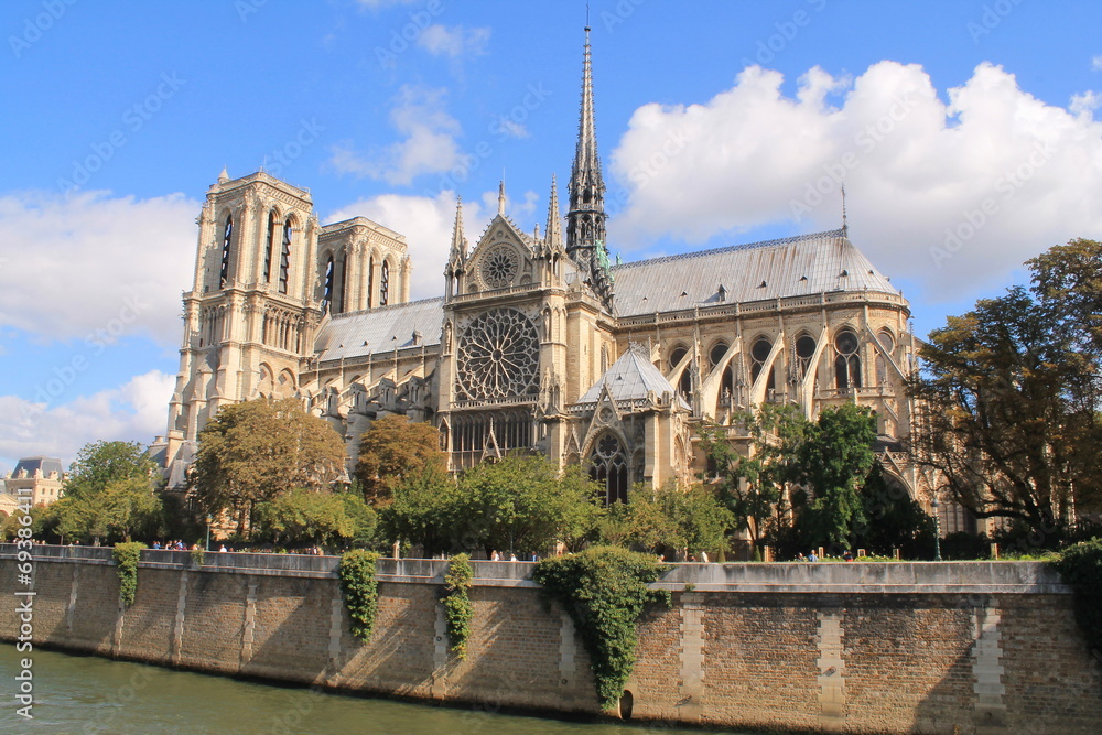 Naklejka premium Cathédrale Notre Dame à Paris, France