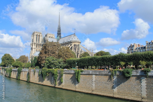 Cathédrale Notre Dame à Paris, France