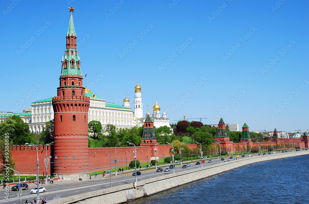The Moscow Kremlin. UNESCO World Heritage Site.