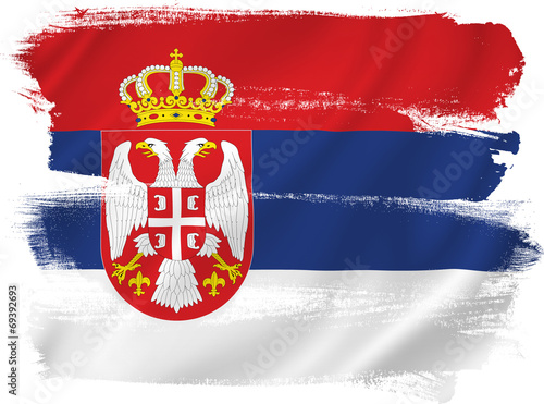 Serbia flag photo