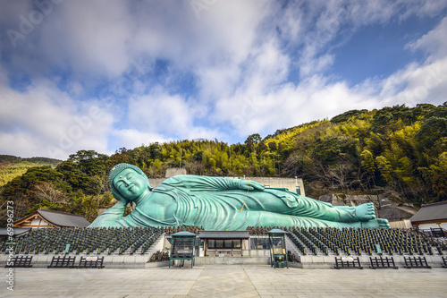 Fotografie Reclining Buddha of Fukuoka, Japan
