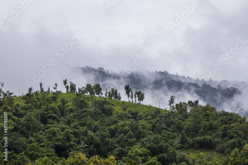 Lao Mountains Covered in Fog © skywalker_ll