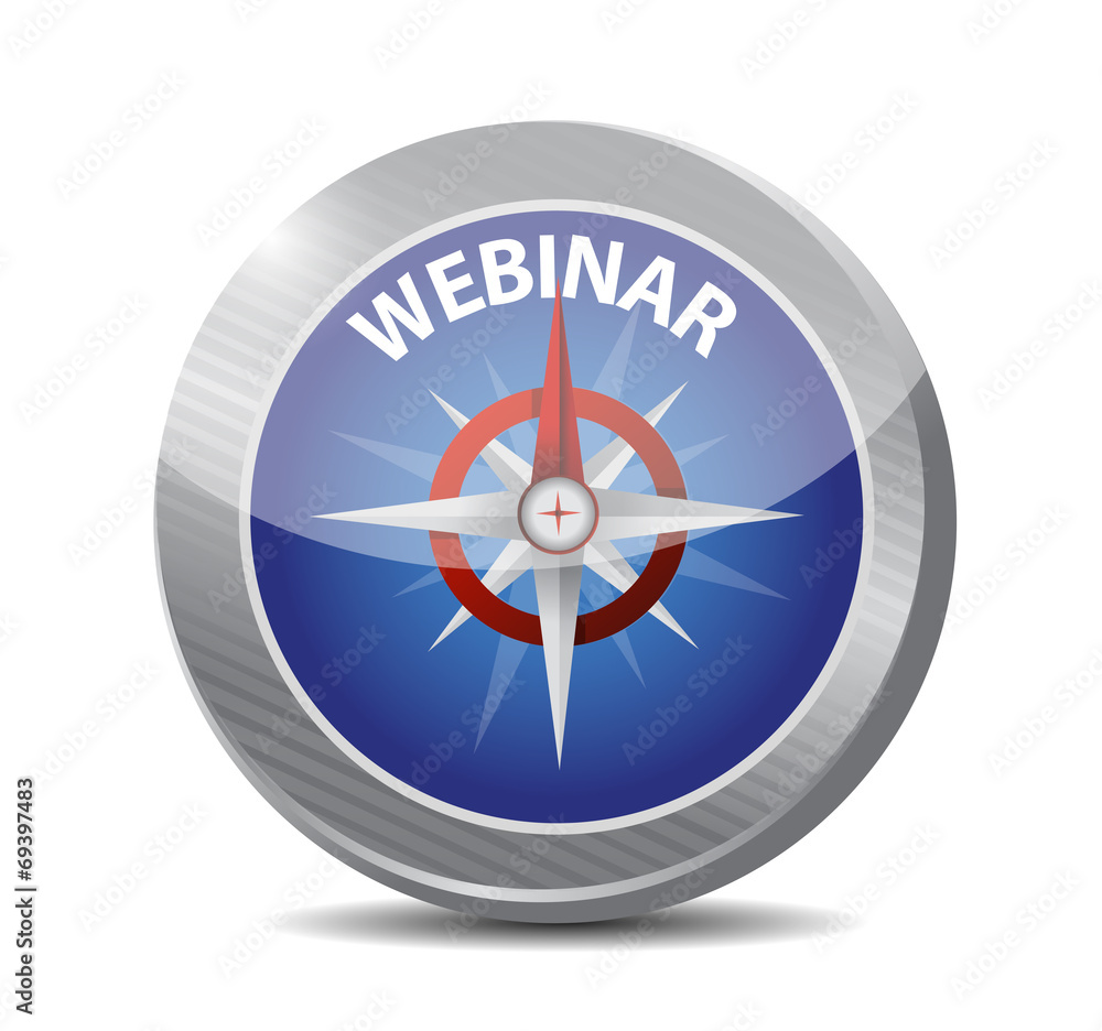 webinar compass illustration design webinar compass illustration design