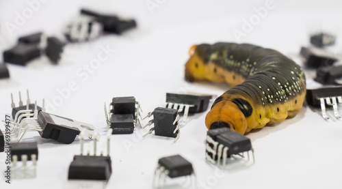 Malicious computer worm that secretly ruining your computer.