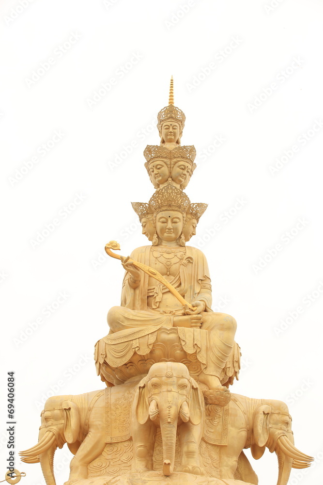 Buddha statue on top of emei mountain