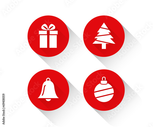 Christmas icon set