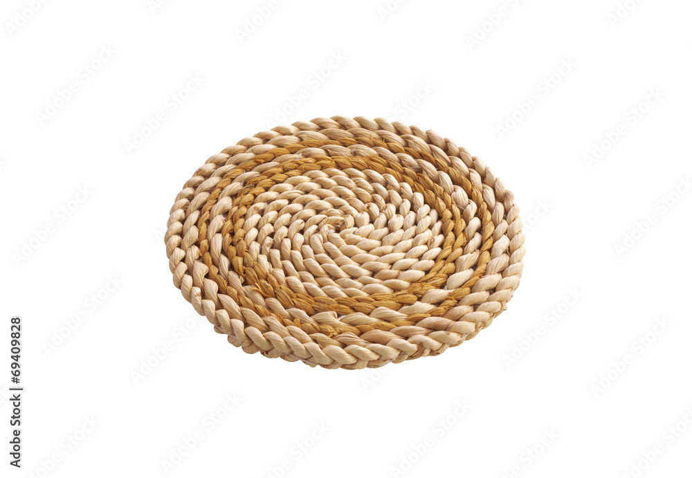 asian wooden tray on white background asian wooden tray on white background