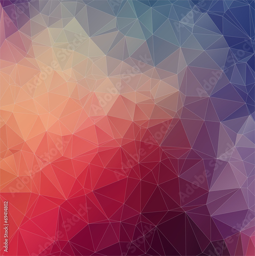 Abstract square polygonal background.