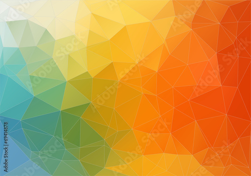 Abstract color polygonal background