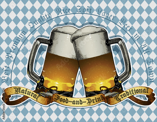 Oktoberfest - beer background