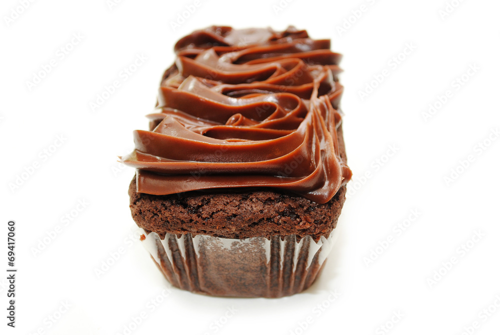 A Delicious Chocolate Brownie with Milk Chocolate Frosting A Delicious Chocolate Brownie with Milk Chocolate Frosting