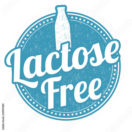 Lactose free stamp