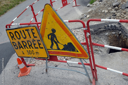 Foto Travaux sur la route