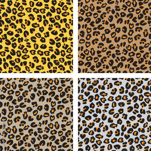 Leopard skin pattern