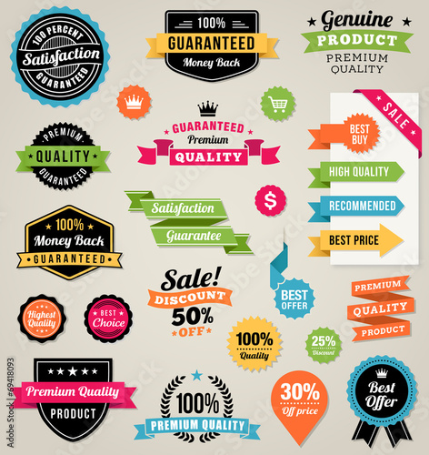 Colorful Vector Web Elements