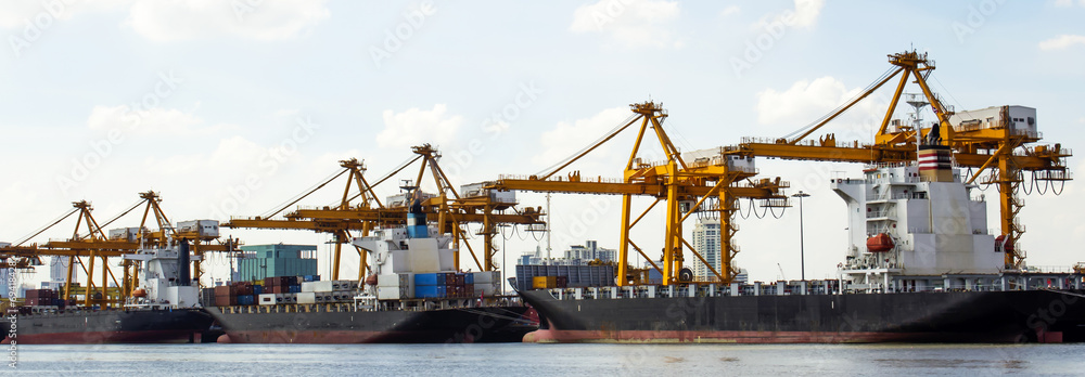 Industrial Container Cargo freight ship