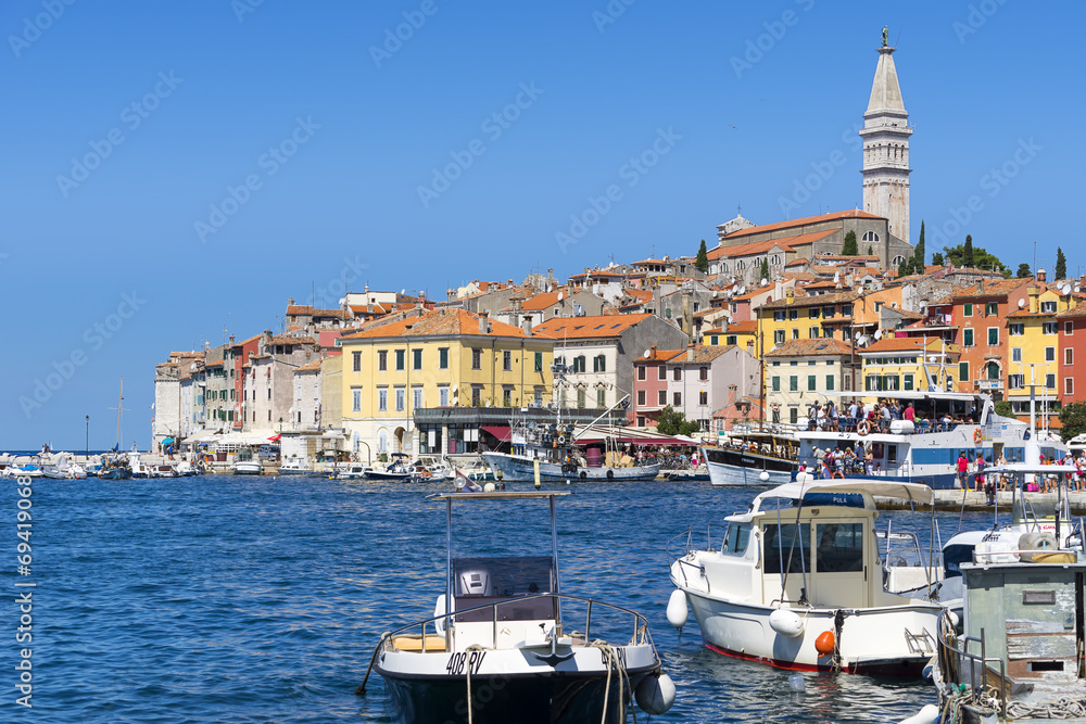 Porto e Navi Rovinj Istria Croazia