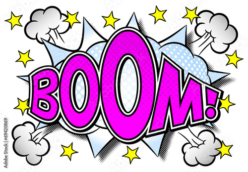 comic sound effect boom