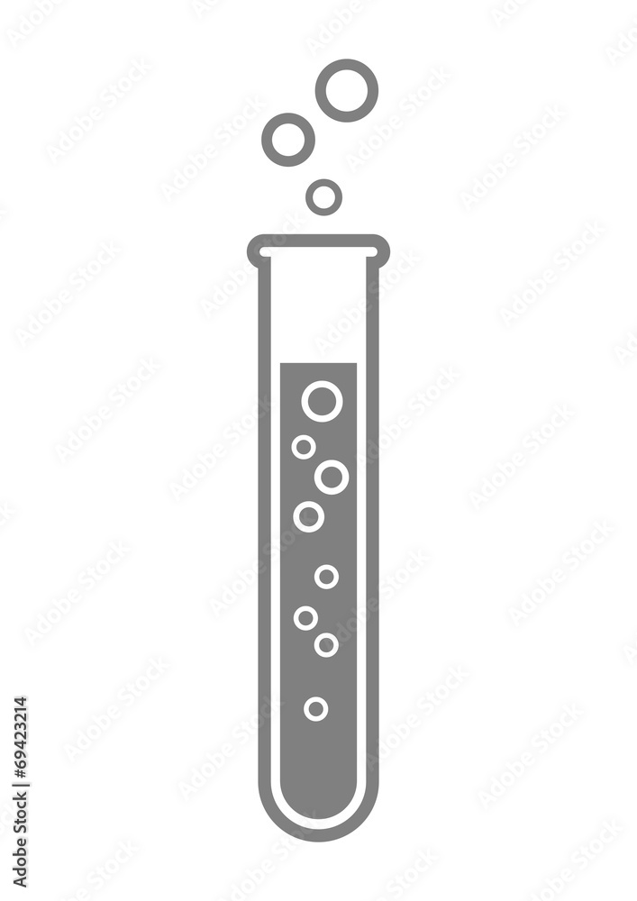 Laboratory glass icon on white background Laboratory glass icon on white background