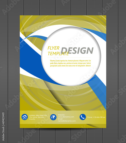 Flyer design, cover design, corporate banner