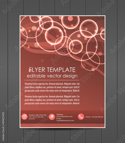 Flyer design, cover design, corporate banner