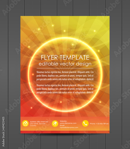 Flyer design, cover design, corporate banner