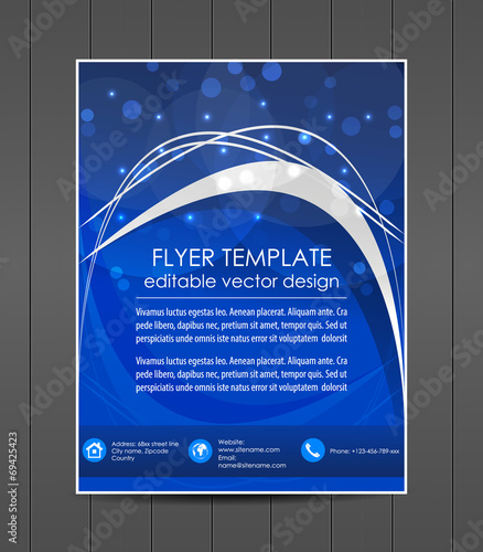 Flyer design, cover design, corporate banner