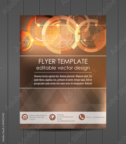 Flyer design, cover design, corporate banner