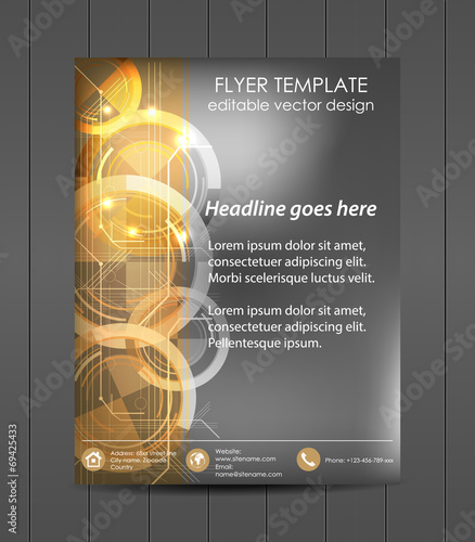Flyer design, cover design, corporate banner