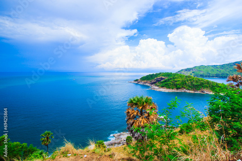 View of a Promthep   Phuket island  Thailand