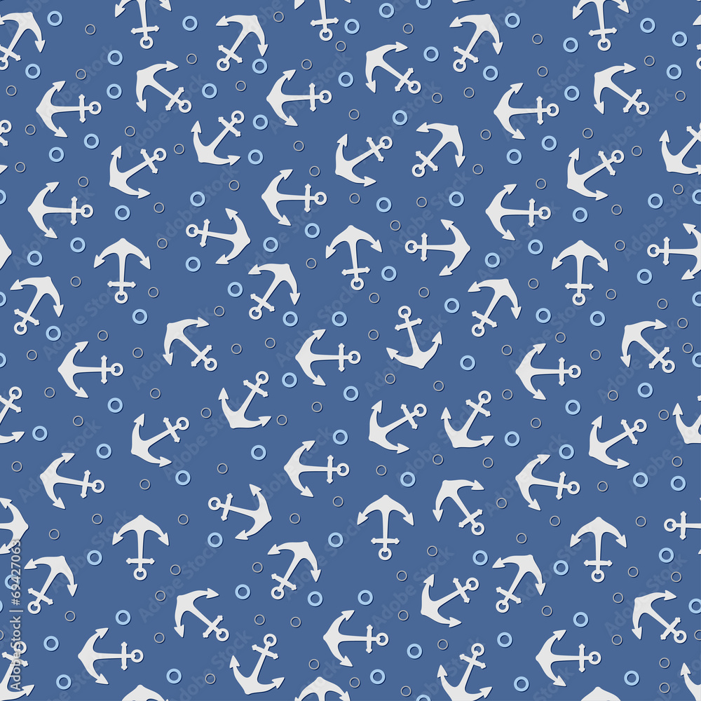 Vector anchor pattern Vector anchor pattern