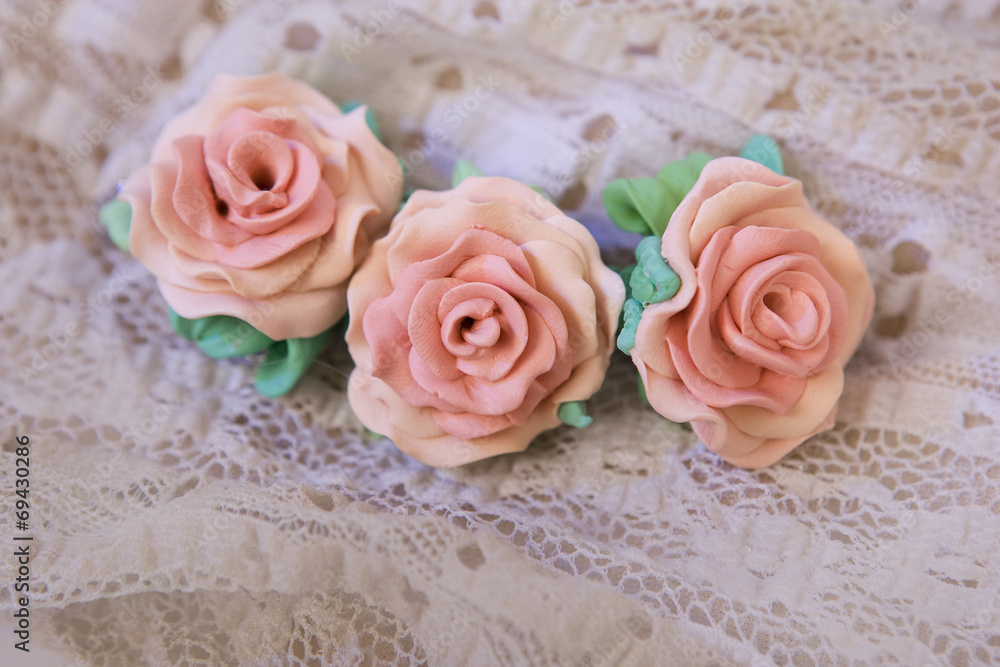 Romantic style: Fashion studio shot of a floral rose bracelet (j Romantic style: Fashion studio shot of a floral rose bracelet (j