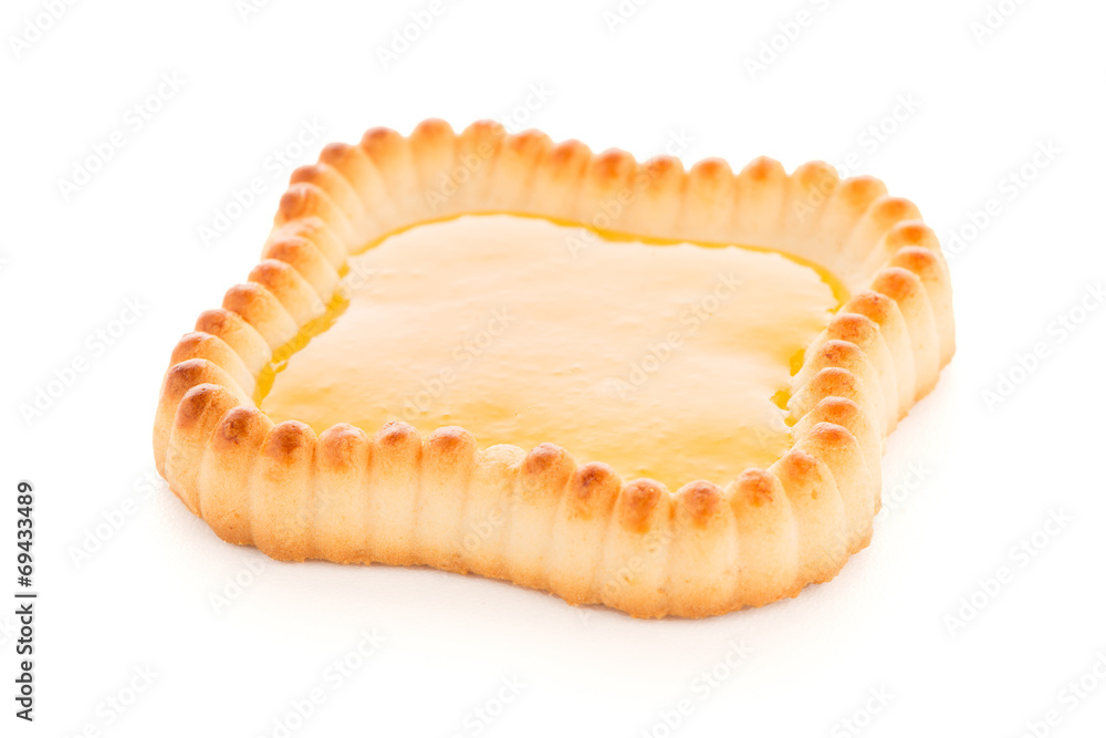 Naklejka premium Lime jam tartlets