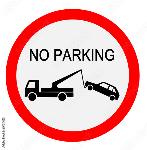 Traffic sign - no parking