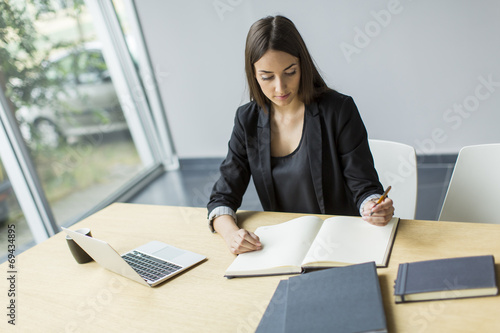 Young woman in the office