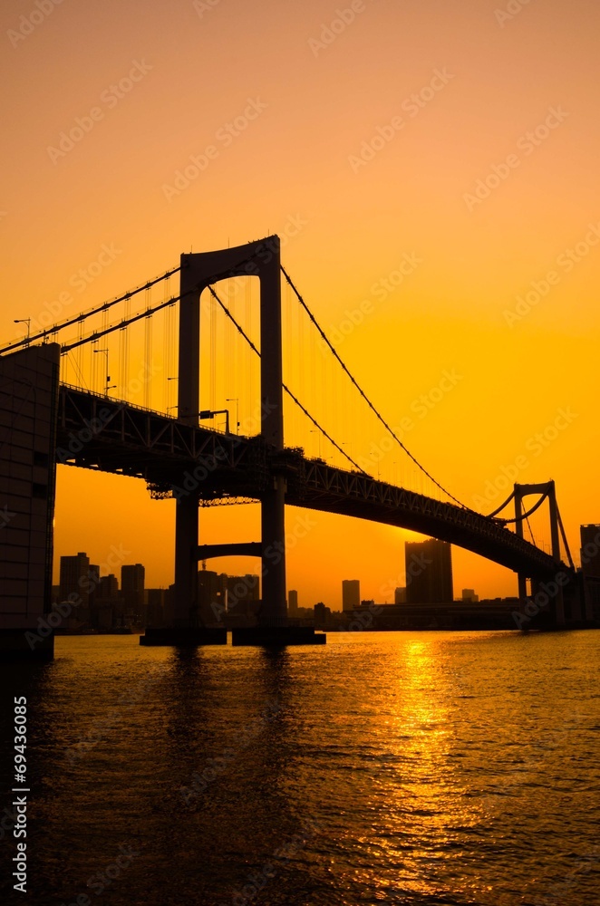 Tokyo Bay at Rainbow Bridge