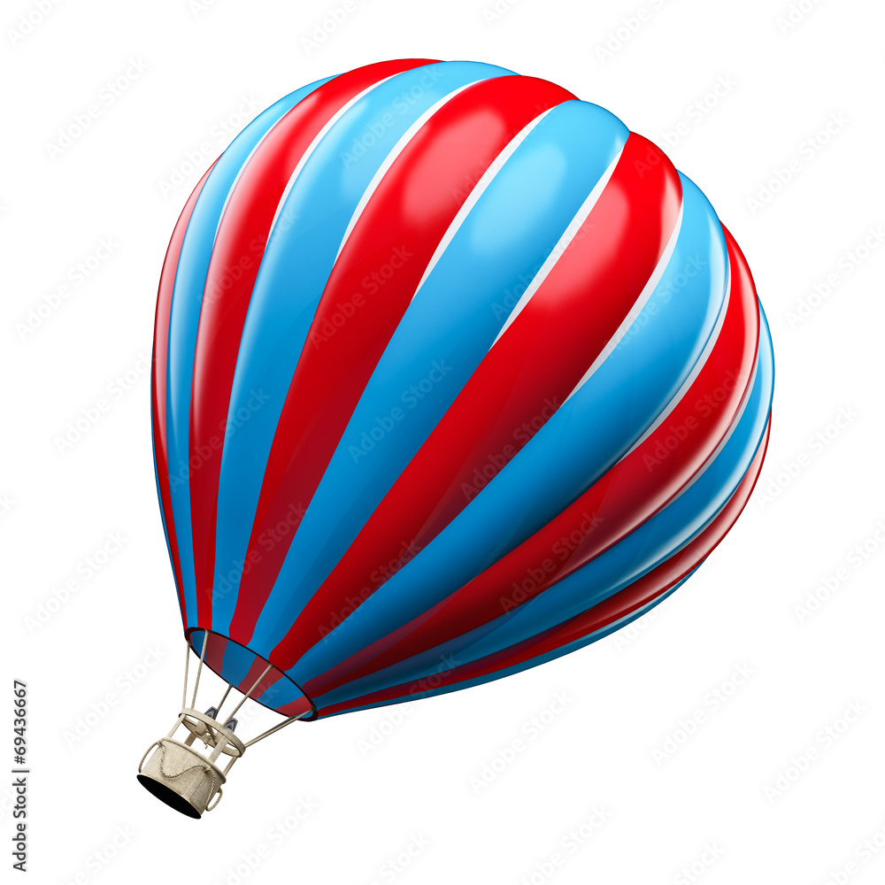 Naklejka premium Hot air balloon