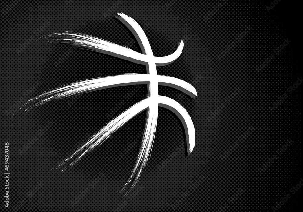 Fototapeta premium Basketball, vector