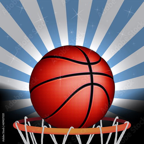 Argentine basket ball, vector
