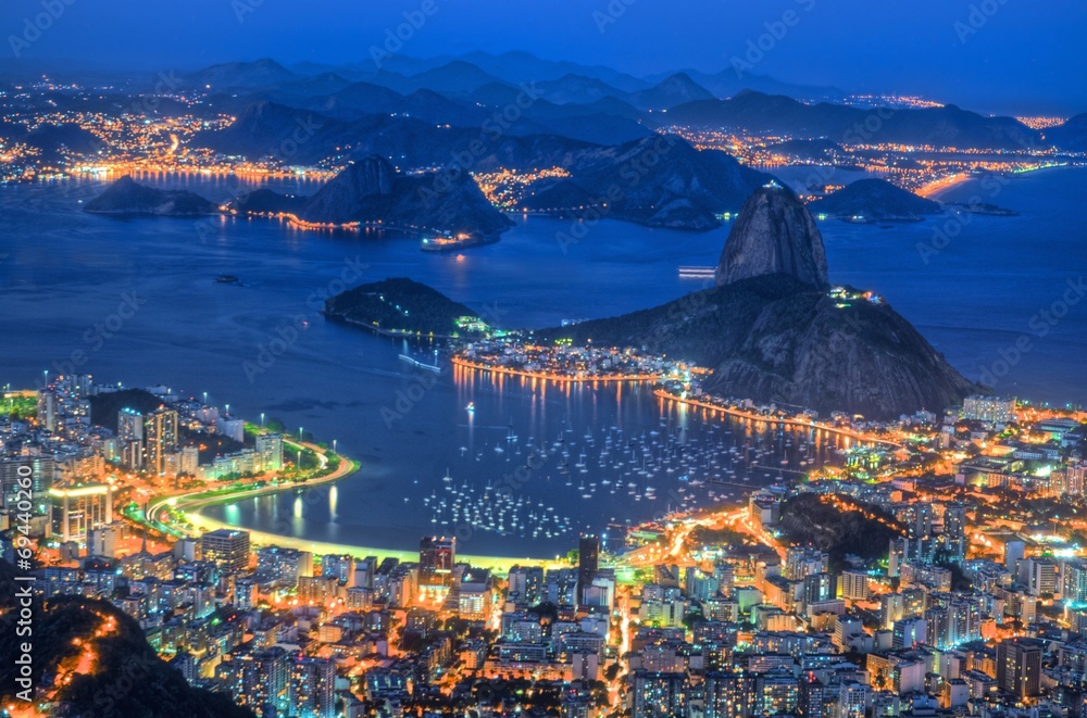 Obraz premium View from Corcovado Rio de Janeiro