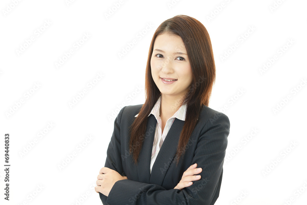 笑顔のOL 笑顔のOL