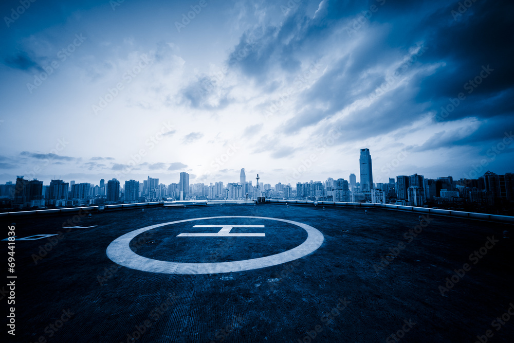 Obraz premium Heliport